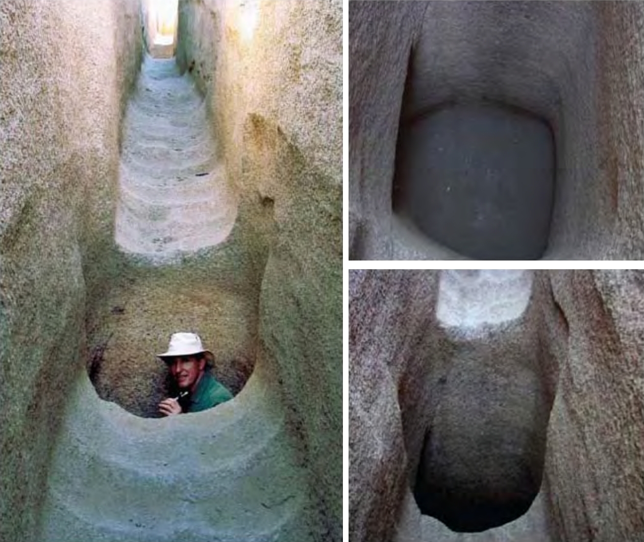 Plate 18. Views of one of several deep shafts in the Unfinished Obelisk trench