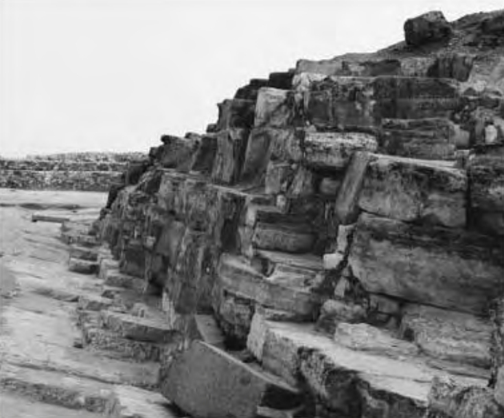 Figure 10.4. Starting the climb to the top of the pyramid