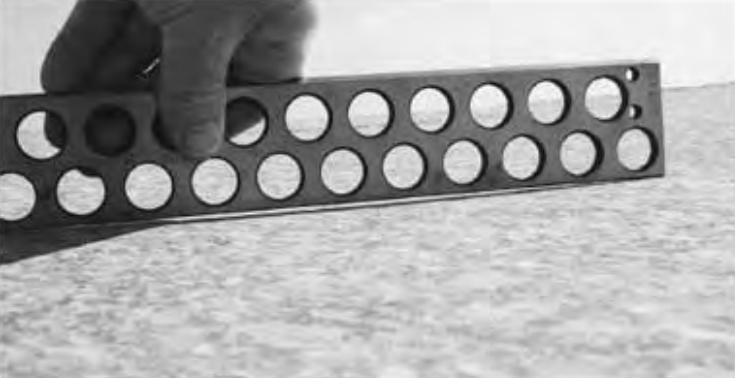 Figure 10.7. Concave surface of the granite block at Abu Roash