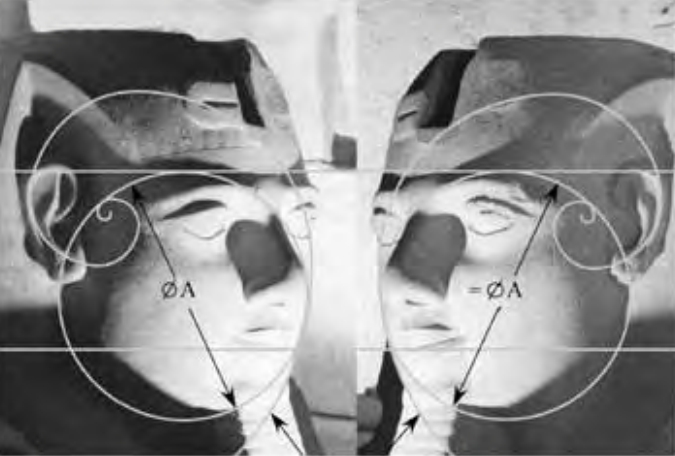 Figure 2-4. Left and right view of Ramses' head