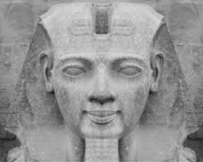 Figure 2.7. Reverse transparency matching the eyes and mouth