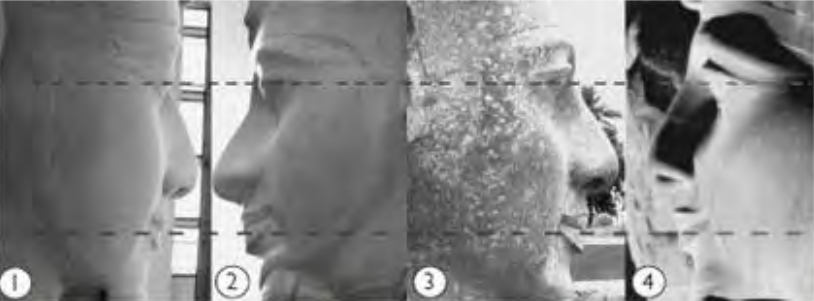 Figure 3.4. The four Ramses statues