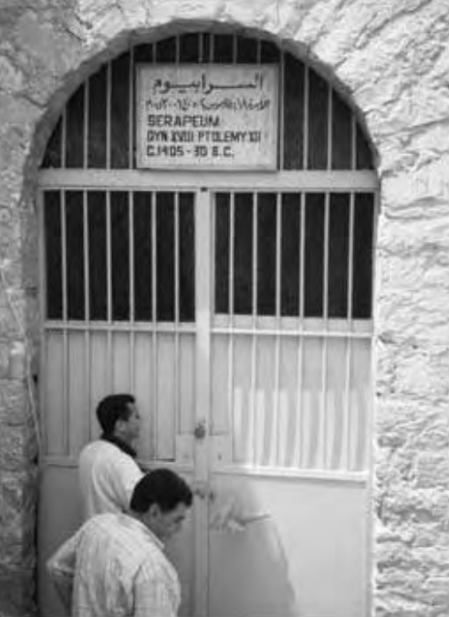 Figure 5.2. Entering the Serapeum