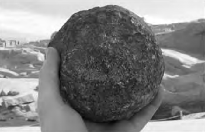 Figure 9.10. Dolerite ball at the Unfinished Obelisk